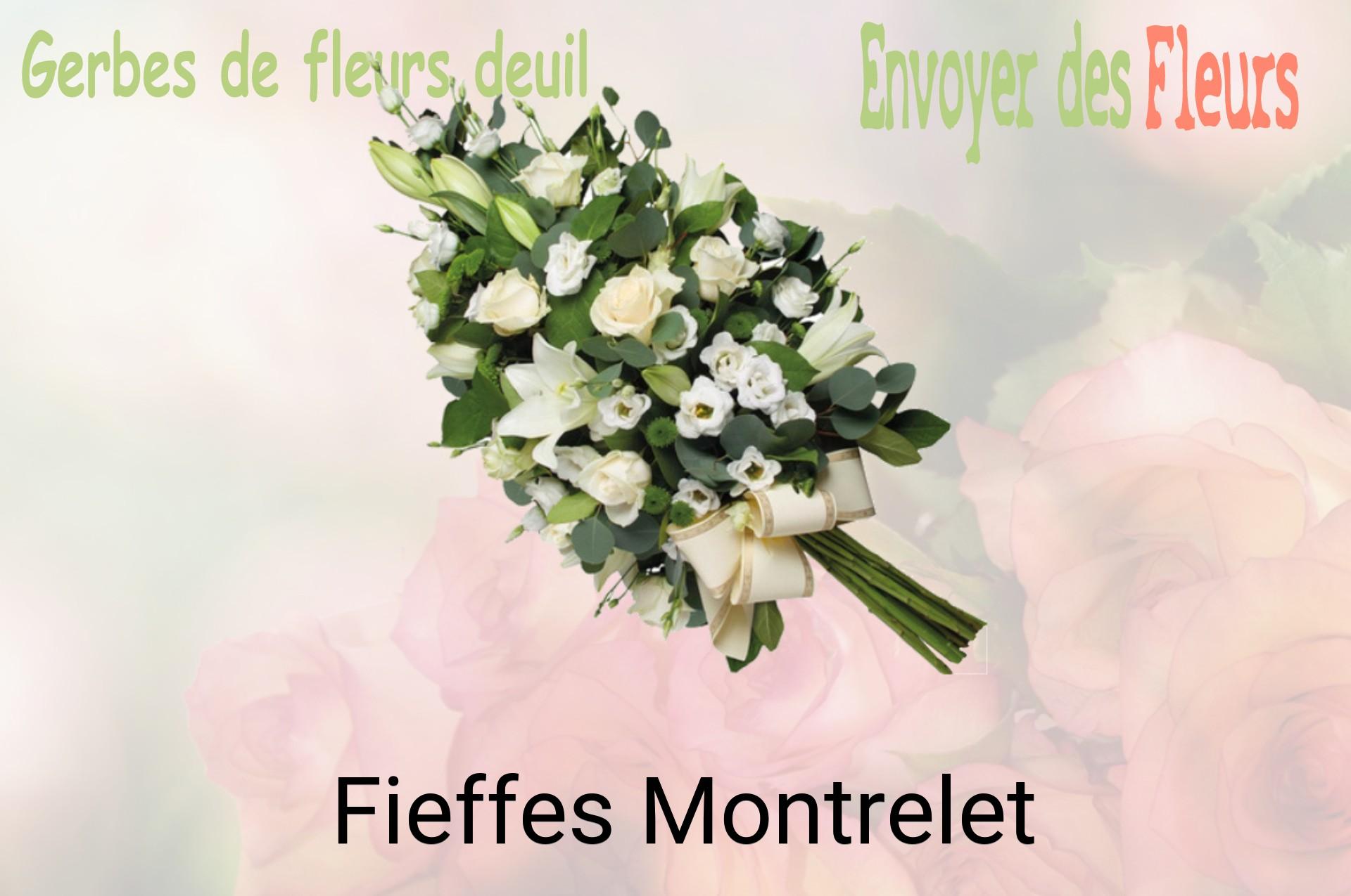 Gerbe de fleurs de deuil livrée à Fieffes-Montrelet